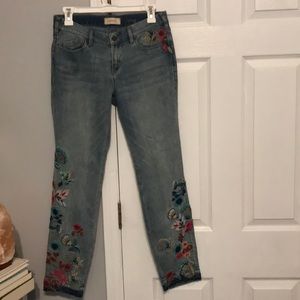 Floral Sundance jeans